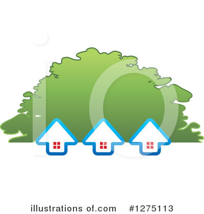 Royalty-Free (RF) House Clipart Illustration by Lal Perera - Stock Sample #1275113