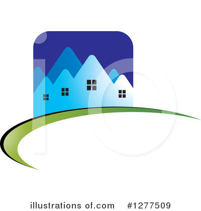 Royalty-Free (RF) House Clipart Illustration by Lal Perera - Stock Sample #1277509