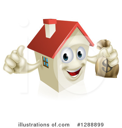 Royalty-Free (RF) House Clipart Illustration by AtStockIllustration - Stock Sample #1288899