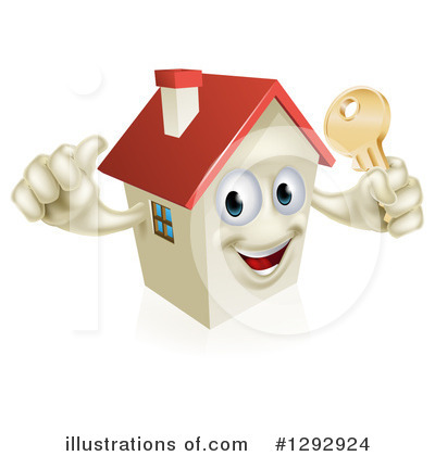 House Key Clipart #1292924 by AtStockIllustration