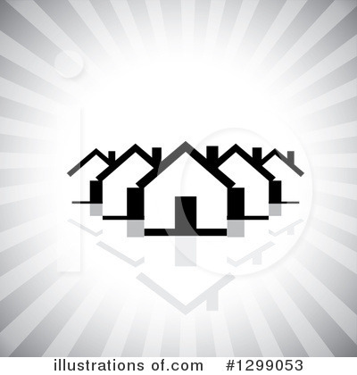 Royalty-Free (RF) House Clipart Illustration by ColorMagic - Stock Sample #1299053
