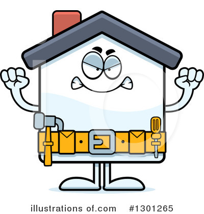 Royalty-Free (RF) House Clipart Illustration by Cory Thoman - Stock Sample #1301265