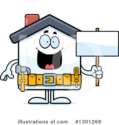 Royalty-Free (RF) House Clipart Illustration by Cory Thoman - Stock Sample #1301268