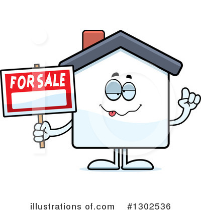 Royalty-Free (RF) House Clipart Illustration by Cory Thoman - Stock Sample #1302536
