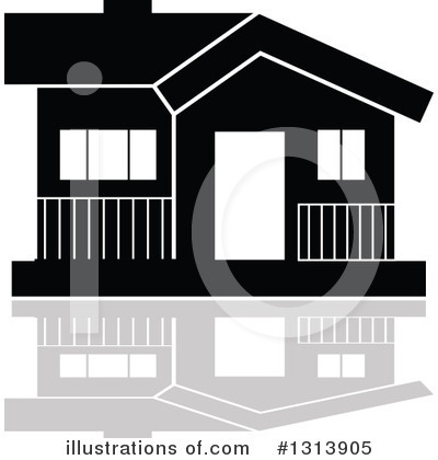 Royalty-Free (RF) House Clipart Illustration by Vector Tradition SM - Stock Sample #1313905