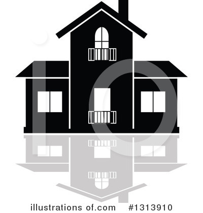 Royalty-Free (RF) House Clipart Illustration by Vector Tradition SM - Stock Sample #1313910