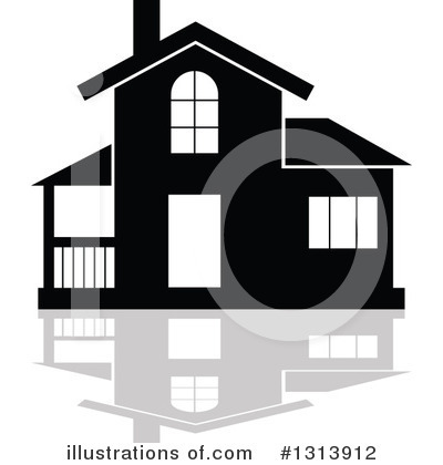 Royalty-Free (RF) House Clipart Illustration by Vector Tradition SM - Stock Sample #1313912