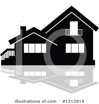 Royalty-Free (RF) House Clipart Illustration by Vector Tradition SM - Stock Sample #1313916