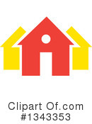 House Clipart #1343353 by ColorMagic