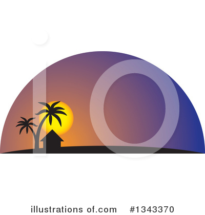 Sunset Clipart #1343370 by ColorMagic