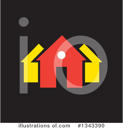 Royalty-Free (RF) House Clipart Illustration by ColorMagic - Stock Sample #1343390