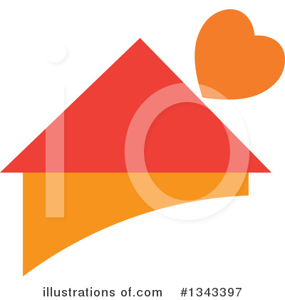Royalty-Free (RF) House Clipart Illustration by ColorMagic - Stock Sample #1343397