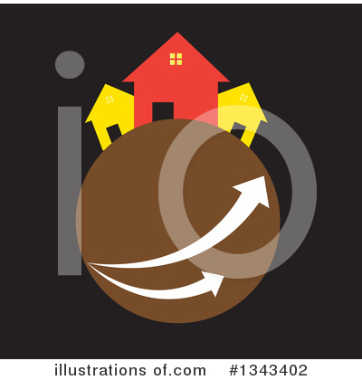 Royalty-Free (RF) House Clipart Illustration by ColorMagic - Stock Sample #1343402