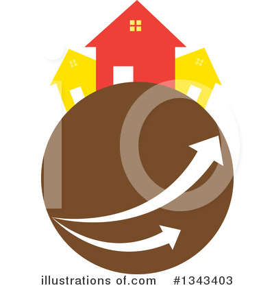 Royalty-Free (RF) House Clipart Illustration by ColorMagic - Stock Sample #1343403