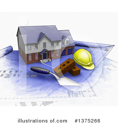 Home Design Clipart #1375266 by KJ Pargeter