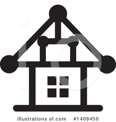 Royalty-Free (RF) House Clipart Illustration by Lal Perera - Stock Sample #1408450