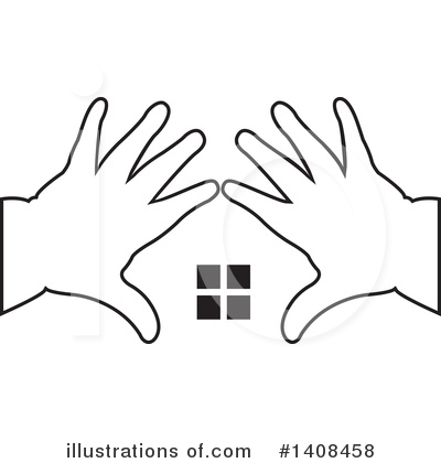 Royalty-Free (RF) House Clipart Illustration by Lal Perera - Stock Sample #1408458