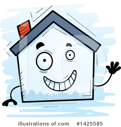 Royalty-Free (RF) House Clipart Illustration by Cory Thoman - Stock Sample #1425585
