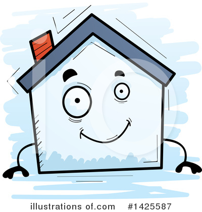 Royalty-Free (RF) House Clipart Illustration by Cory Thoman - Stock Sample #1425587