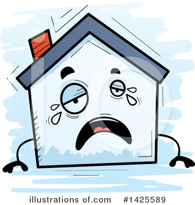 Royalty-Free (RF) House Clipart Illustration by Cory Thoman - Stock Sample #1425589