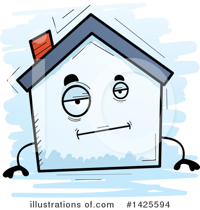 Royalty-Free (RF) House Clipart Illustration by Cory Thoman - Stock Sample #1425594