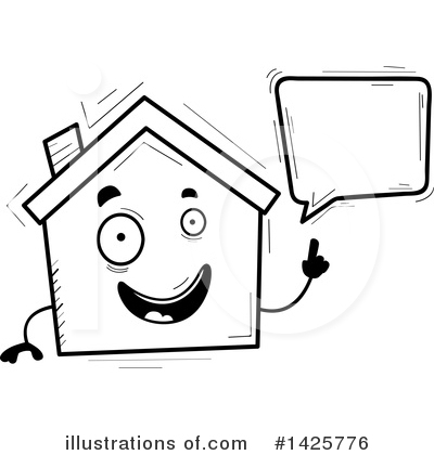 Royalty-Free (RF) House Clipart Illustration by Cory Thoman - Stock Sample #1425776