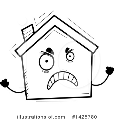 Royalty-Free (RF) House Clipart Illustration by Cory Thoman - Stock Sample #1425780