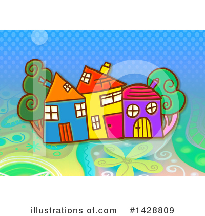 Royalty-Free (RF) House Clipart Illustration by Prawny - Stock Sample #1428809