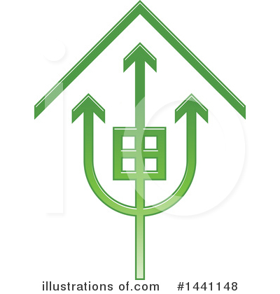 Royalty-Free (RF) House Clipart Illustration by Lal Perera - Stock Sample #1441148