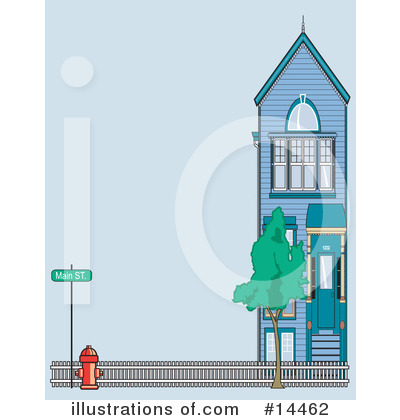 Houses Clipart #14462 by Andy Nortnik