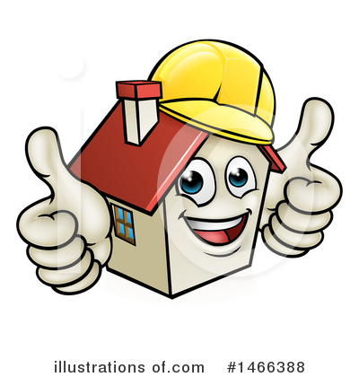 Royalty-Free (RF) House Clipart Illustration by AtStockIllustration - Stock Sample #1466388
