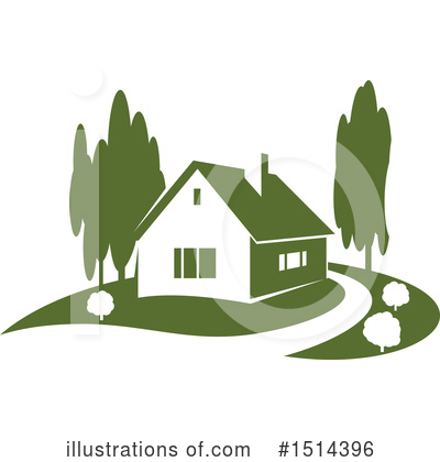 Royalty-Free (RF) House Clipart Illustration by Vector Tradition SM - Stock Sample #1514396
