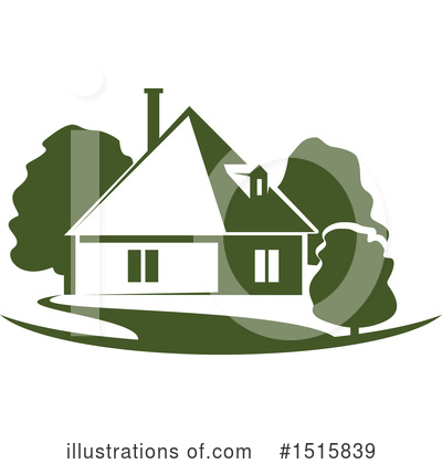 Royalty-Free (RF) House Clipart Illustration by Vector Tradition SM - Stock Sample #1515839