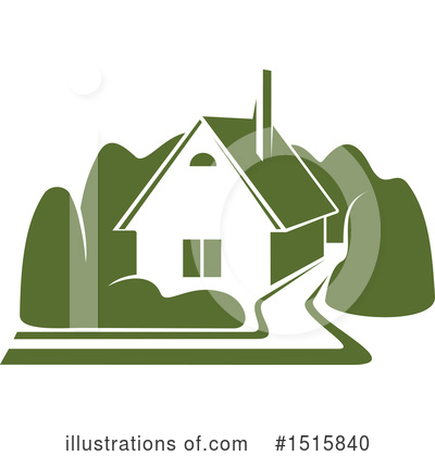 Royalty-Free (RF) House Clipart Illustration by Vector Tradition SM - Stock Sample #1515840