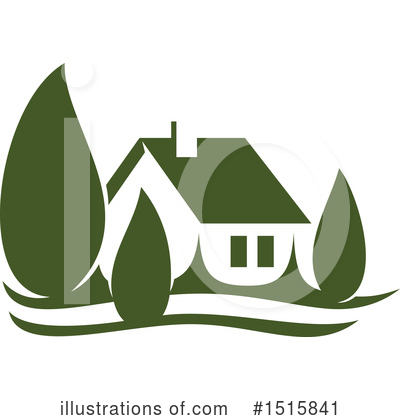 Royalty-Free (RF) House Clipart Illustration by Vector Tradition SM - Stock Sample #1515841