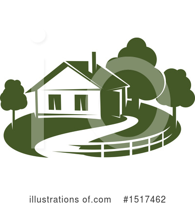 Royalty-Free (RF) House Clipart Illustration by Vector Tradition SM - Stock Sample #1517462