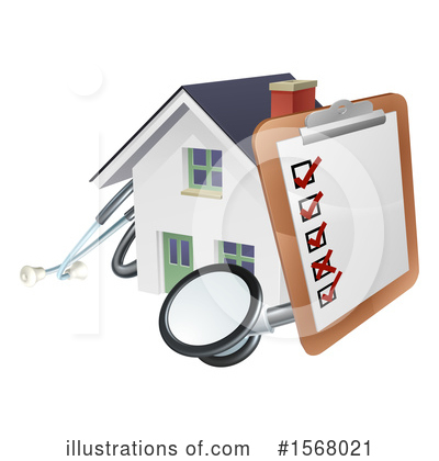 Royalty-Free (RF) House Clipart Illustration by AtStockIllustration - Stock Sample #1568021