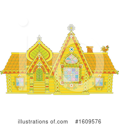Royalty-Free (RF) House Clipart Illustration by Alex Bannykh - Stock Sample #1609576