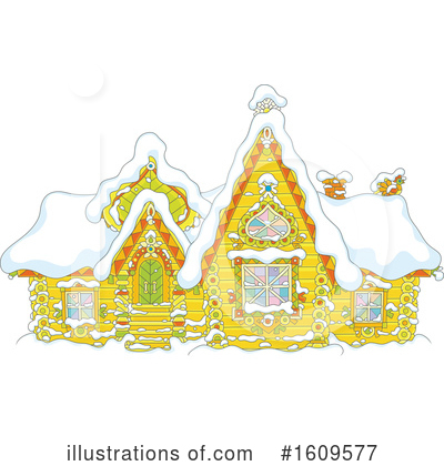 Royalty-Free (RF) House Clipart Illustration by Alex Bannykh - Stock Sample #1609577
