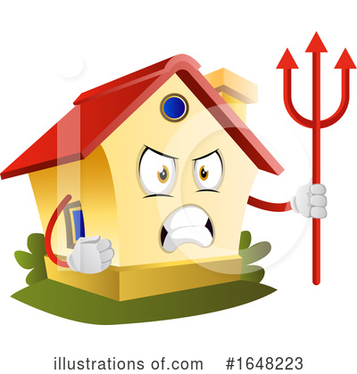 Royalty-Free (RF) House Clipart Illustration by Morphart Creations - Stock Sample #1648223