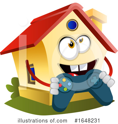 Royalty-Free (RF) House Clipart Illustration by Morphart Creations - Stock Sample #1648231