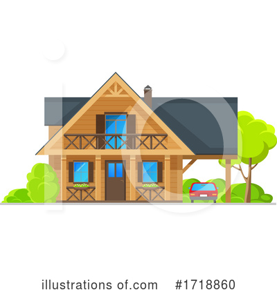 Royalty-Free (RF) House Clipart Illustration by Vector Tradition SM - Stock Sample #1718860