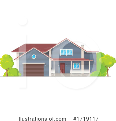 Royalty-Free (RF) House Clipart Illustration by Vector Tradition SM - Stock Sample #1719117