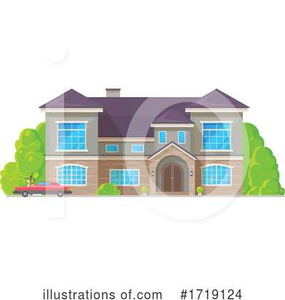 Royalty-Free (RF) House Clipart Illustration by Vector Tradition SM - Stock Sample #1719124