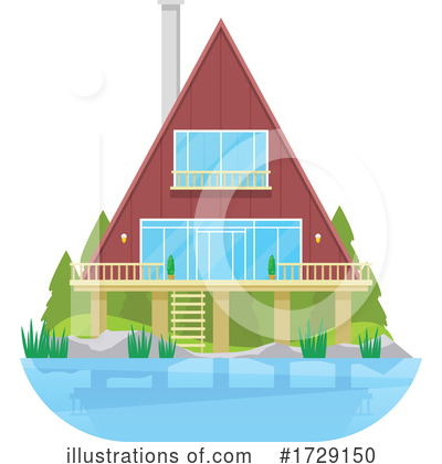 Royalty-Free (RF) House Clipart Illustration by Vector Tradition SM - Stock Sample #1729150