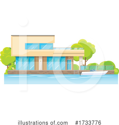 Royalty-Free (RF) House Clipart Illustration by Vector Tradition SM - Stock Sample #1733776