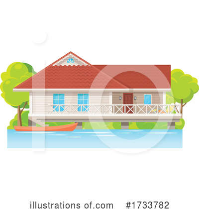 Royalty-Free (RF) House Clipart Illustration by Vector Tradition SM - Stock Sample #1733782