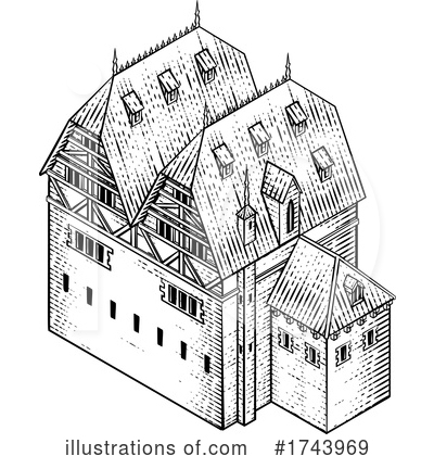 Royalty-Free (RF) House Clipart Illustration by AtStockIllustration - Stock Sample #1743969
