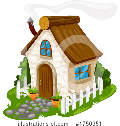 Royalty-Free (RF) House Clipart Illustration by Vector Tradition SM - Stock Sample #1750351
