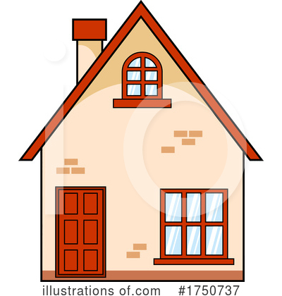 Royalty-Free (RF) House Clipart Illustration by Hit Toon - Stock Sample #1750737